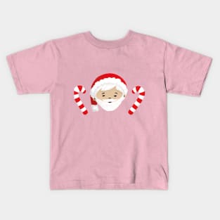 Santa "Jerry" with Candy Sticks Kids T-Shirt